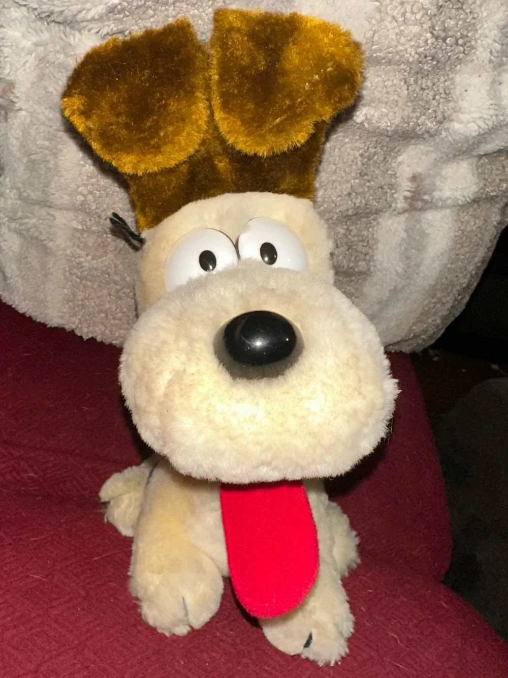 🐶 Vintage 1983 Dakin Odie Plush – Garfield – Original ID Tag! 🐶
